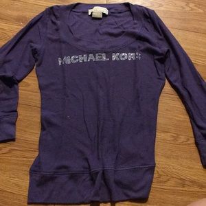 Michael Kors Purple Long Sleeve